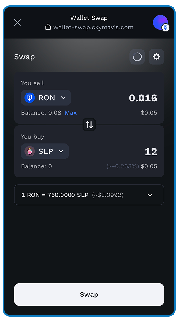 How to Swap Tokens in Katana – Ronin