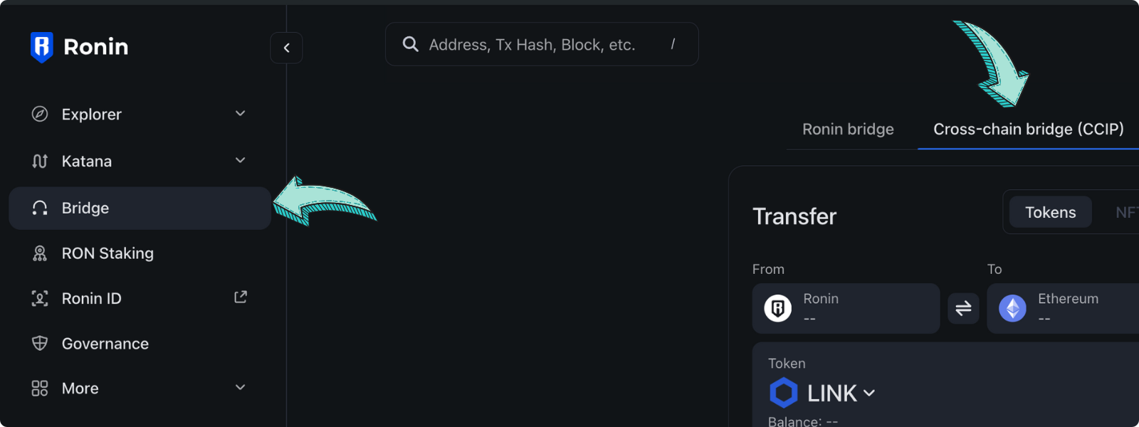 Cómo Depositar en Ronin – Ronin